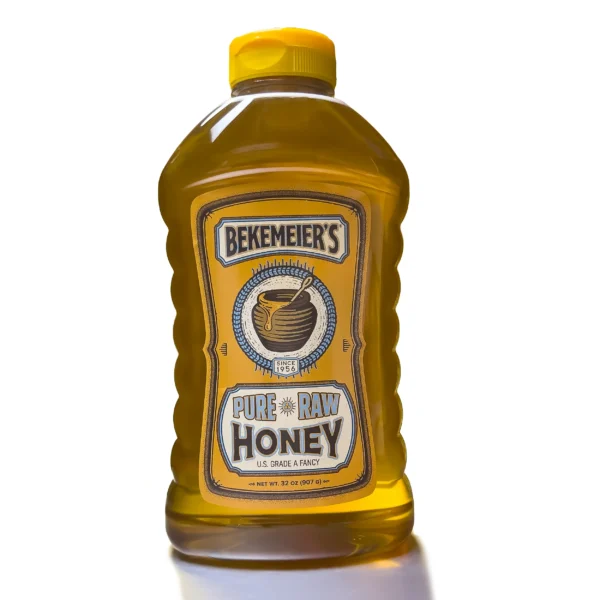 Bekemeier’s Pure, Raw Clover Honey – 32oz