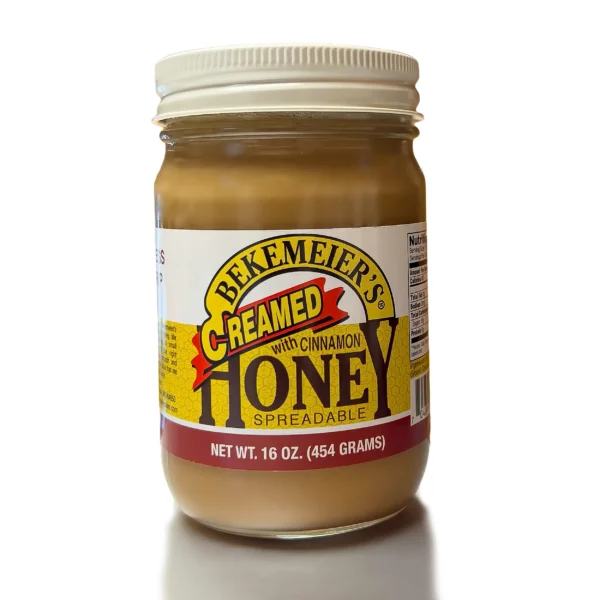 Bekemeier's Pure, Raw Creamed Honey with Cinnamon