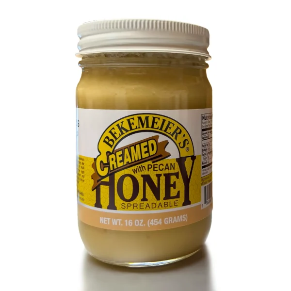 Bekemeier's Pure, Raw Creamed Honey with Pecans